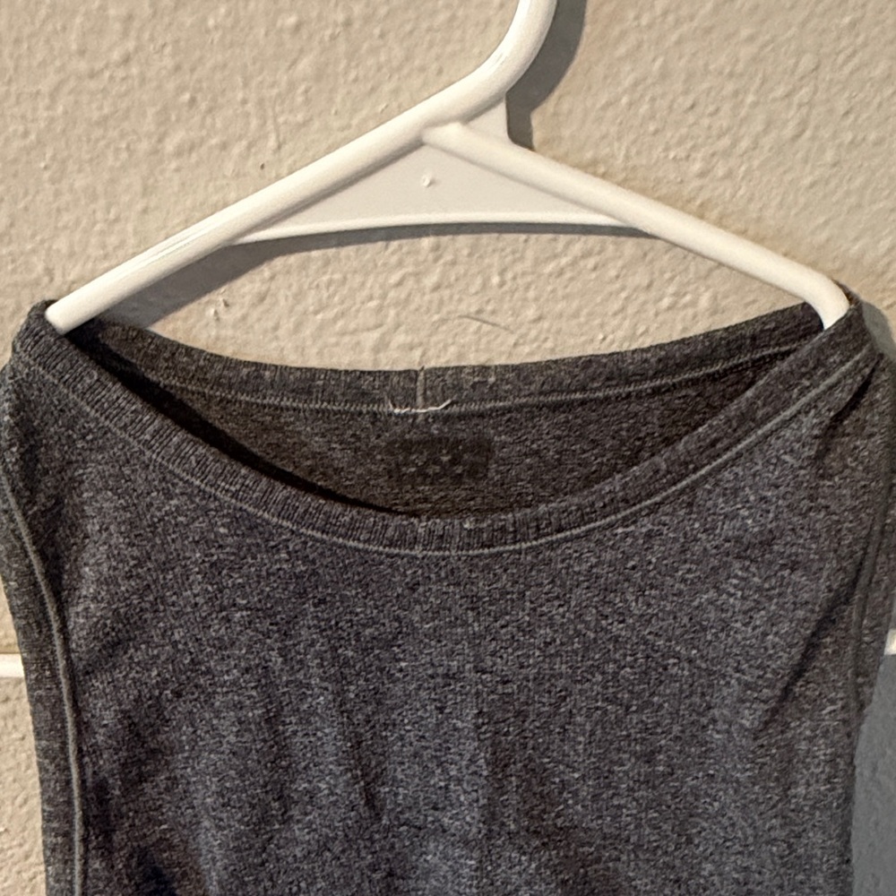Lululemon Swiftly Tech Tech Racerback Tank Top High Neck Gray Heathered Black 4